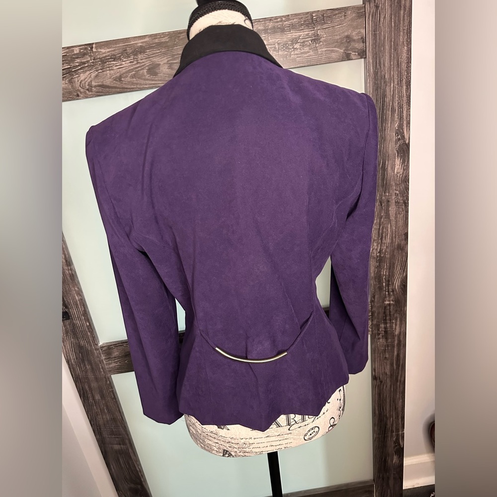Perceptions Deep Purple Blazer - image 3
